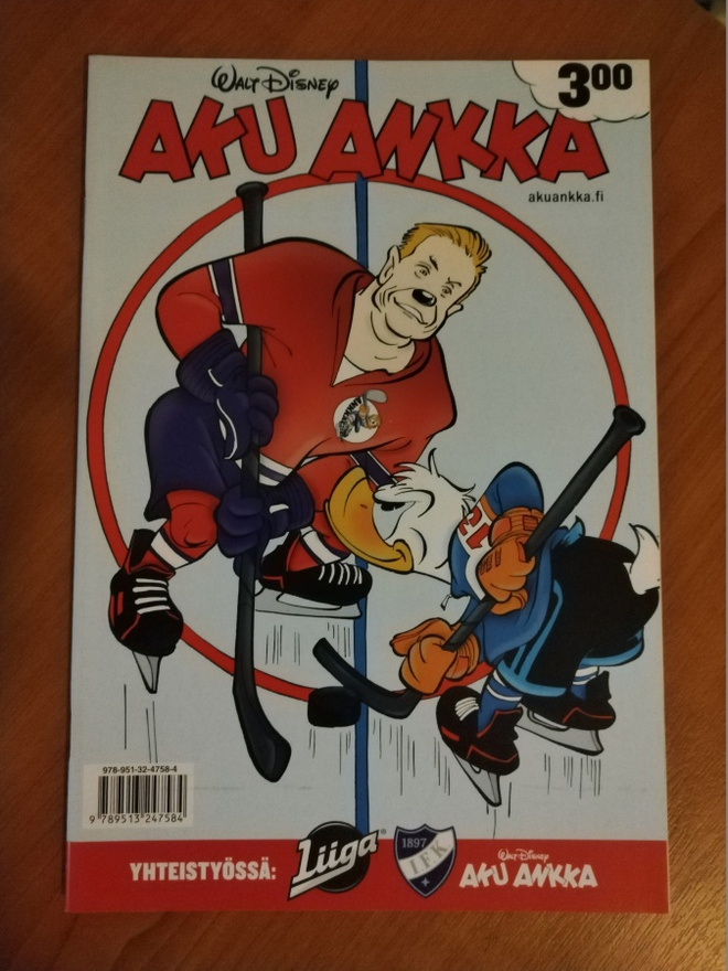 Aku Ankka erikoisnumero - Liiga, HIFK