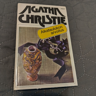 Agatha Christie : Aikataulukon arvoitus 5.painos 1982