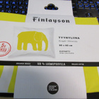 FINLAYSON KELTAINEN ELEFANTTI TYYNYLIINA 50x60 CM - pikkukuva 1