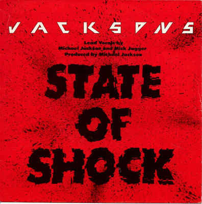 JACKSONS: State Of Shock / Your Ways 7" kannet