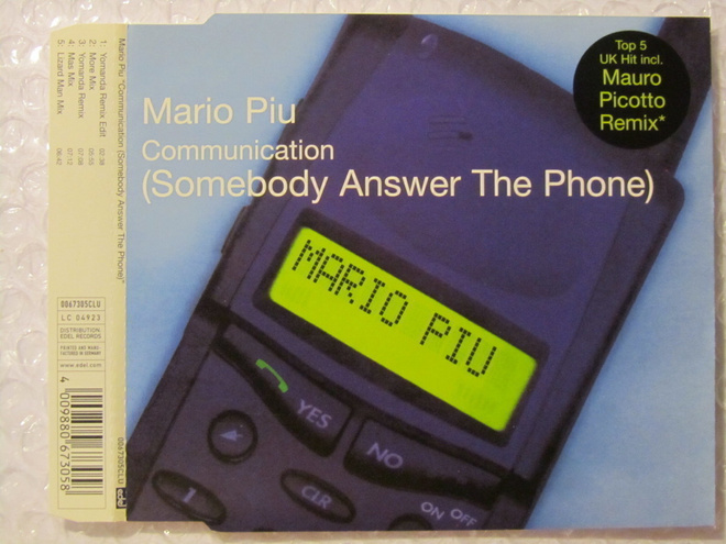 Mario Piu • Communication (Somebody Answer The Phone) CDM