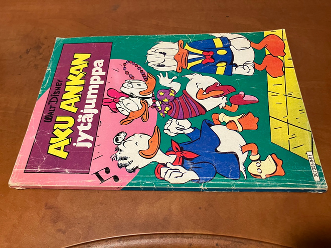DISNEY AKU ANKAN JYTÄJUMPPA 1980