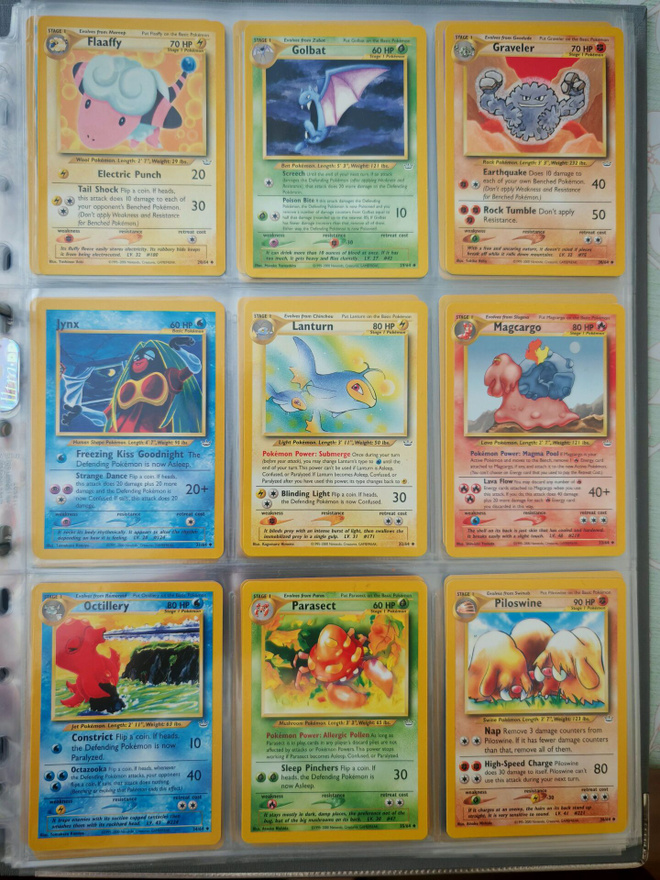 Pokemon kortit Neo revelation Uncommons & Commons