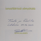 Seppo Kujanen : Ionosfäärissä yömyöhällä (signeerattu, te... - pikkukuva 3