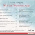 cd, Antti Sarpila - Winter Wonderland. Jouluiloa swingin säv - pikkukuva 2