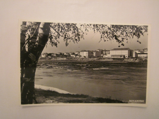 VANHA Postikortti Rovaniemi 1950-l Alkup.Mallikappale