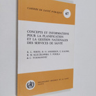 K.L. White ym. : Concepts Et Informations Pour la Planifi... - pikkukuva 1