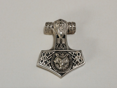 ISO Hopea Thorin vasara Mjölnir -riipus 925