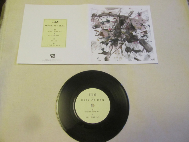 Ills: Mark Of Man  Ep  7" single  2011   Suomi Hardcore