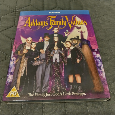 Addams family values slipcase Blu-ray **muoveissa**