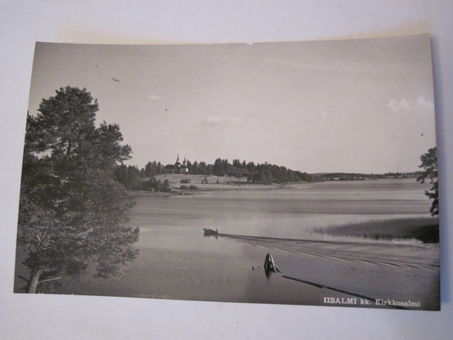 VANHA Postikortti Iisalmi1950-l Alkup.Mallikappale