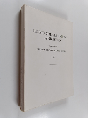 Historiallinen arkisto 65