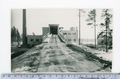 Saseka tehdasalue Nordsjö-Kallvik Vuosaari vanha valokuva