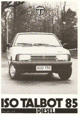 1985 Talbot 1510 Diesel esite - suom - KUIN UUSI