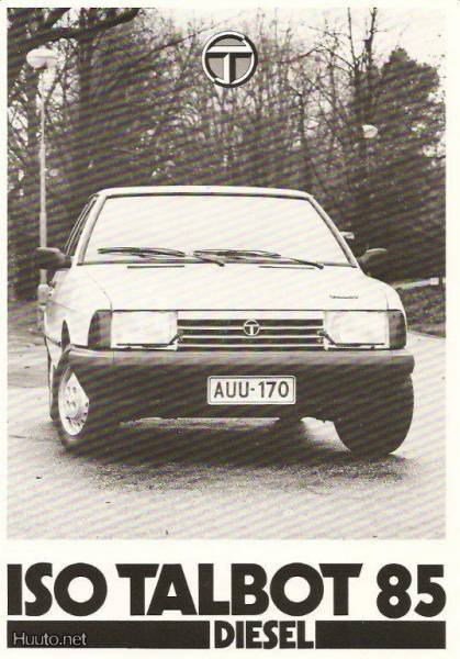1985 Talbot 1510 Diesel esite - suom - KUIN UUSI