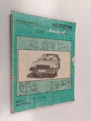 Korjauskäsikirja : Horizon 1978-1985
