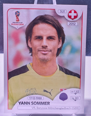 Yann Sommer - Panini World Cup Russia 2018 Stickers