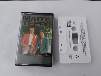 MATTI ja TEPPO - JÄÄ MUN LUO c-kasetti ( Hyvä kunto )