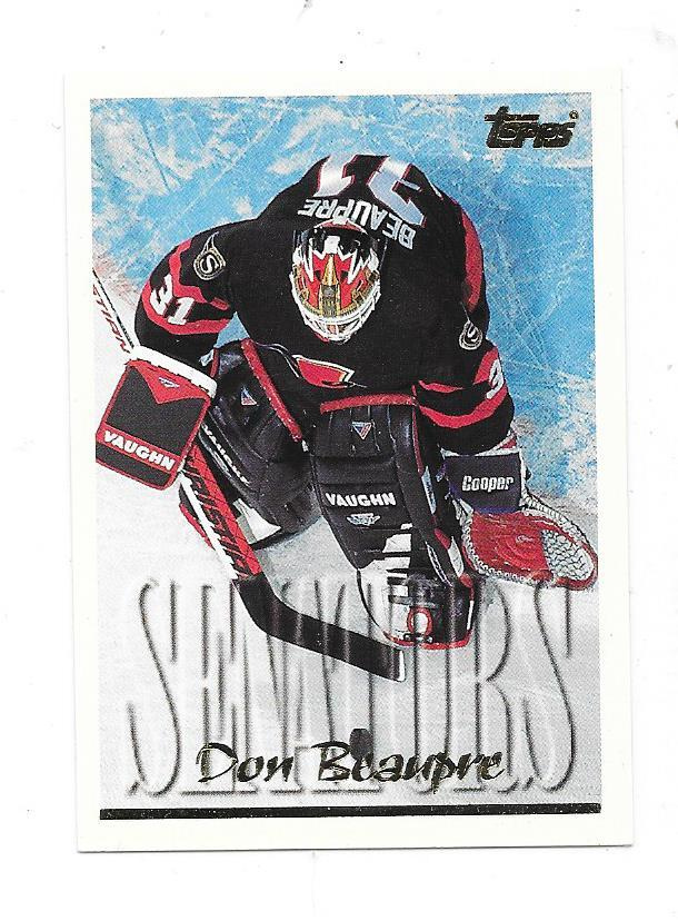 1995-96 Topps #142 Don Beaupre Ottawa Senators MV
