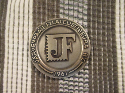 Järvenpään Filatelistiseura ry mitali 1971.