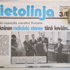 TIETOLINJA 3 / 1986 POSTIN JA TELELAITOKSEN HENKILÖSTÖLEHTI - pikkukuva 1