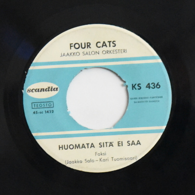 Single: Four Cats - Huomata sitä ei saa / Renatta