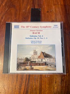 J. C. Bach - Sinfonias Vol. 4 cd