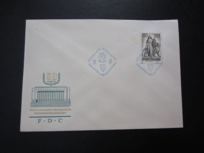 FDC 1957 Eduskunta 50 vuotta