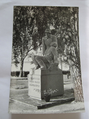 VANHA Postikortti Vammala 1950-luku Alkup.Mallikappale