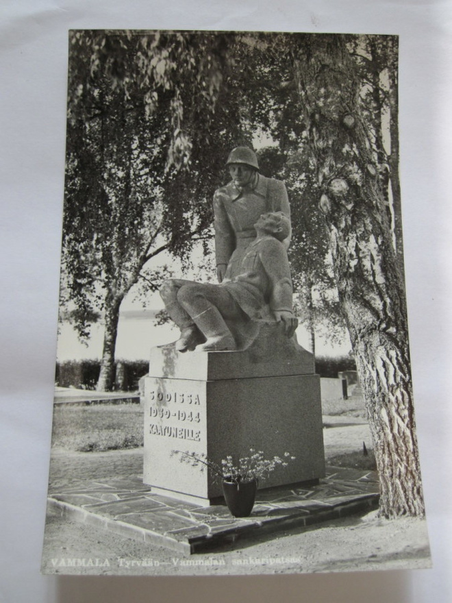 VANHA Postikortti Vammala 1950-luku Alkup.Mallikappale