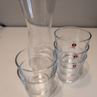 Iittala Kartio kirkaslasinen karahvi &5 lasia (Kaj Franck) - pikkukuva 1