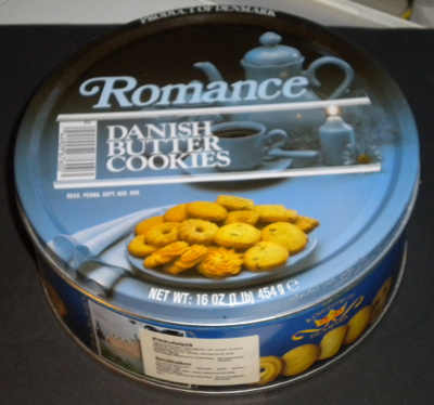 Pyöreä peltilaatikko - Tanska Butter Cookies