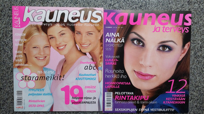kauneus ja Terveys 2000: 8B ja 2002: 12