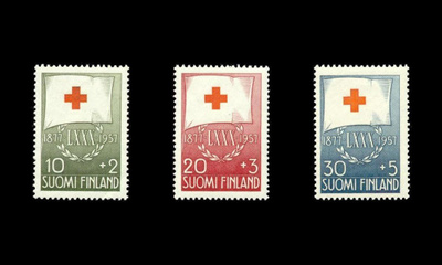 482-4 ** Punainen risti (1957)