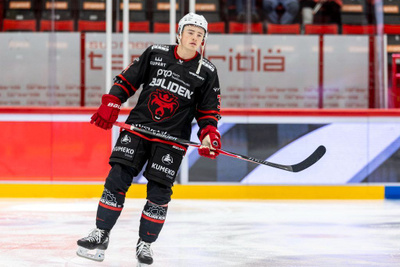 Doucet Karhu pelipaita Porin Ässät Game Worn