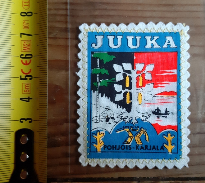 Juuka vintage kangasmerkki