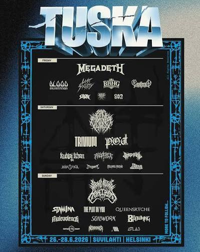 Tuska Festivaali 3pv lippu
