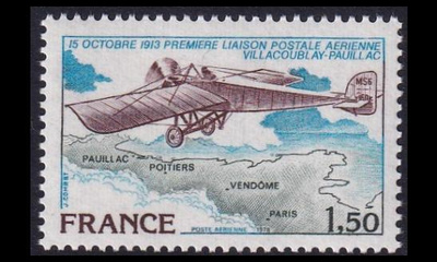Ranska 2123 ** Lentopostiyhteys (1978)
