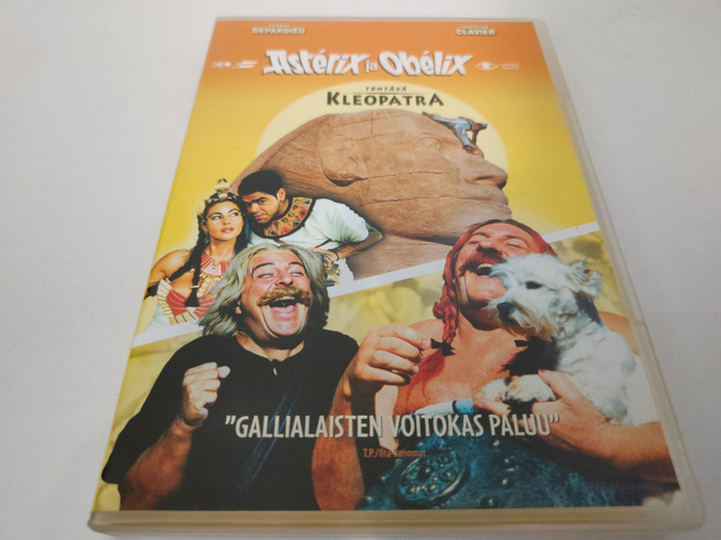 Asterix ja Obelix: Tehtävä Kleopatra DVD - Suomi-julkaisu