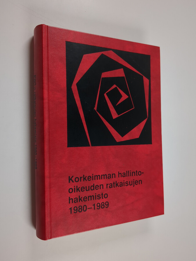 Korkeimman hallinto-oikeuden ratkaisujen hakemisto 1980-1989