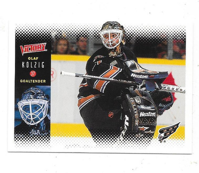 1999-00 Ud Victory #239 Olaf Kölzig , Washington Capitals MV