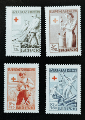 1946 Punainen Risti sarja **
