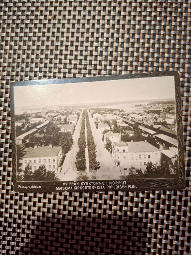 A Vaasa Maisema kirkontornista pohjoiseen päin