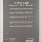 Pirkko ym. Nieminen : Psykologin ammattikäytännöt - pikkukuva 2