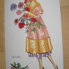 VANHA Postikortti Xavier Sager Art Deco n. 1920 HUIPPUKUNTO - pikkukuva 1