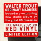WALTER TROUT : Ordinary Madness - 2LP, Red Vinyl, uusi - pikkukuva 5