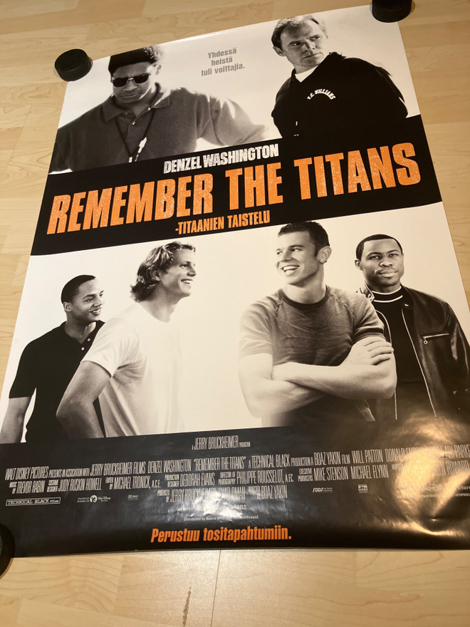 Elokuvajuliste - Remember The Titans (70x100)