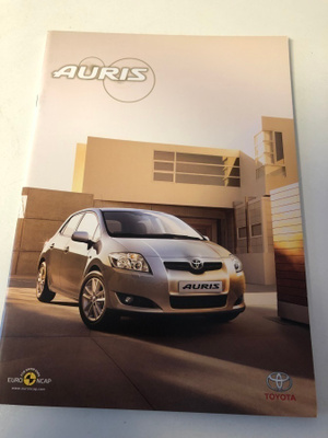Toyota Auris - 4/2008 - esite