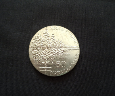 50 Markkaa Kalevala 1985 Hopeaa!