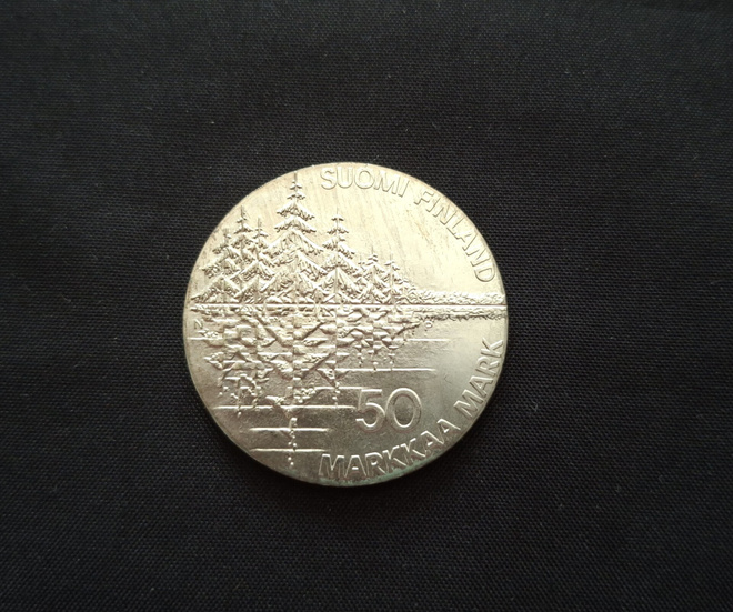 50 Markkaa Kalevala 1985 Hopeaa!